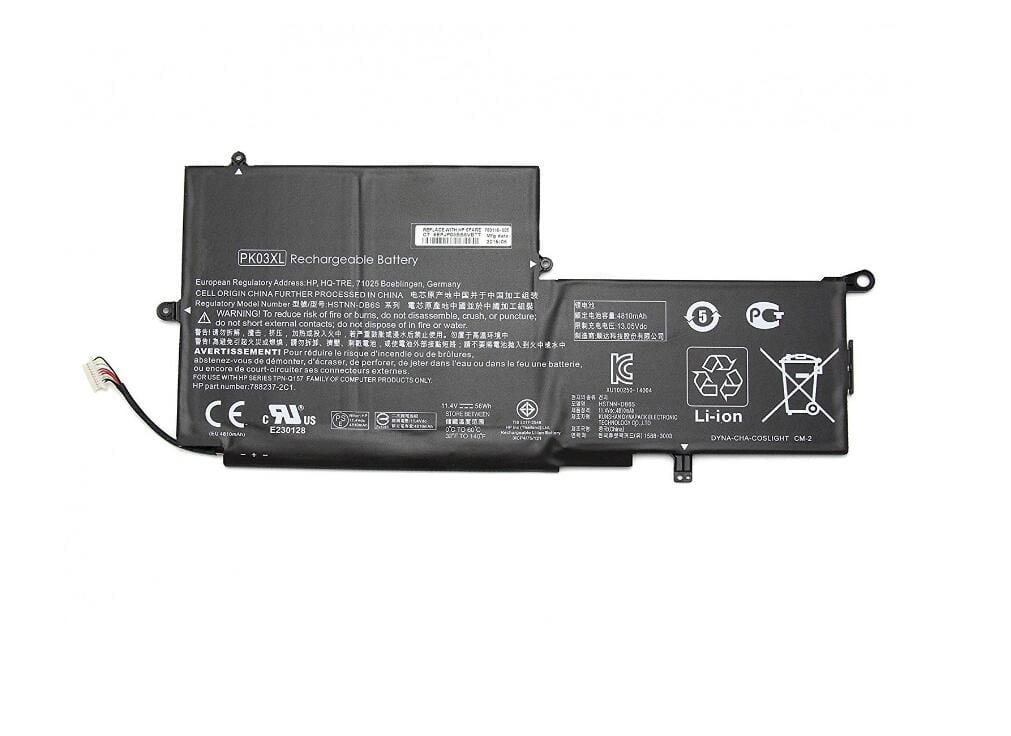 Compatible Battery for HP PK03XL – Spectre Pro X360 G1, X360 G2 Laptops (3600mAh, 3-Cell)