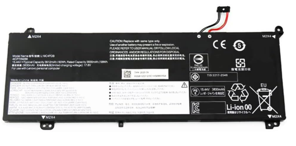 Lenovo Laptop Battery 3630mAh, 4-Cell High Quality Compatible Battery for Lenovo L19C4PDB – L19M4PDB, THINKBOOK 14S YOGA ITL Series Laptops