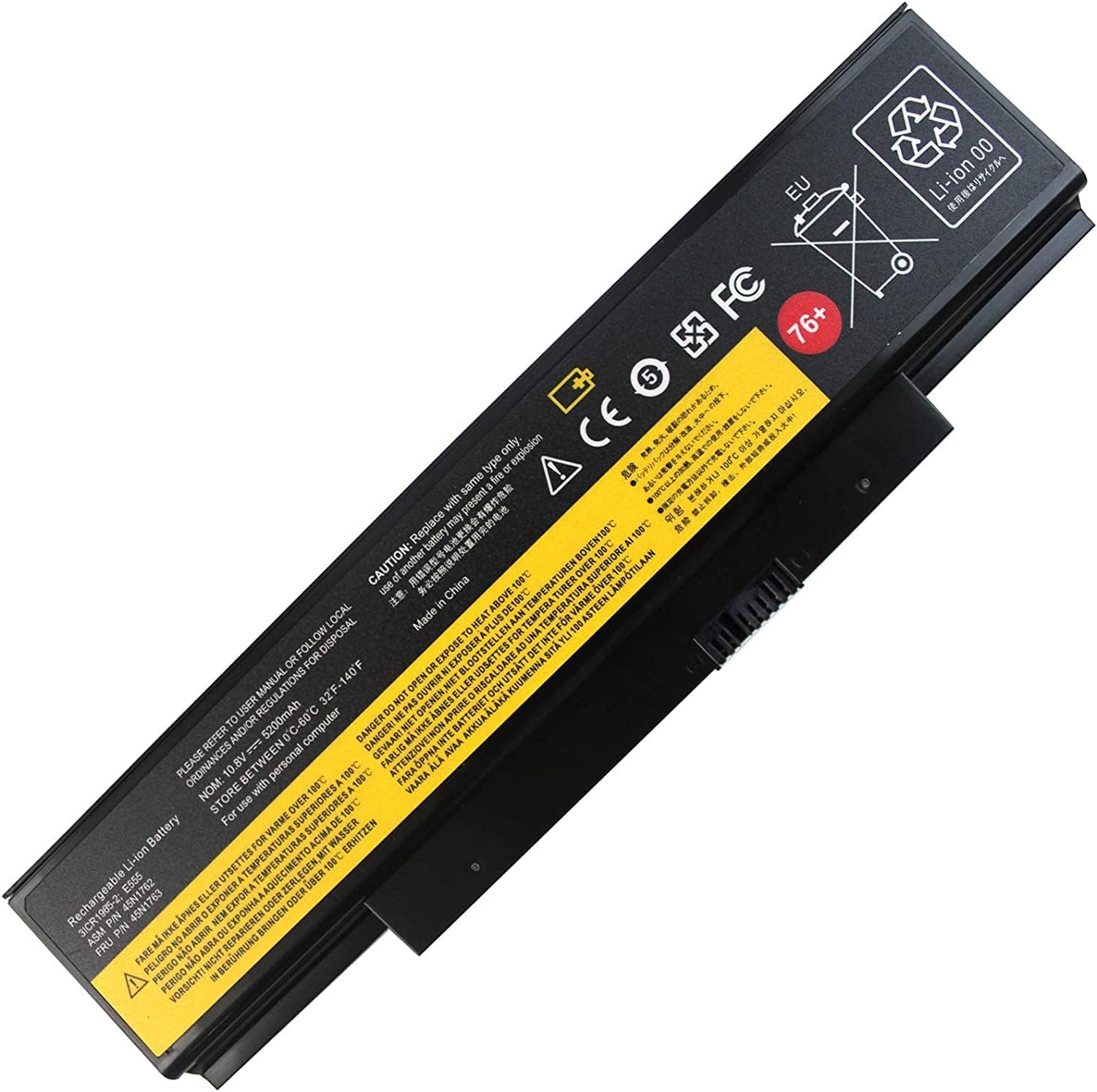 Lenovo Laptop Battery 4000mAh, 6-Cell High Quality Compatible Battery for Lenovo E550 – 76+, ThinkPad E555, E565 Laptops