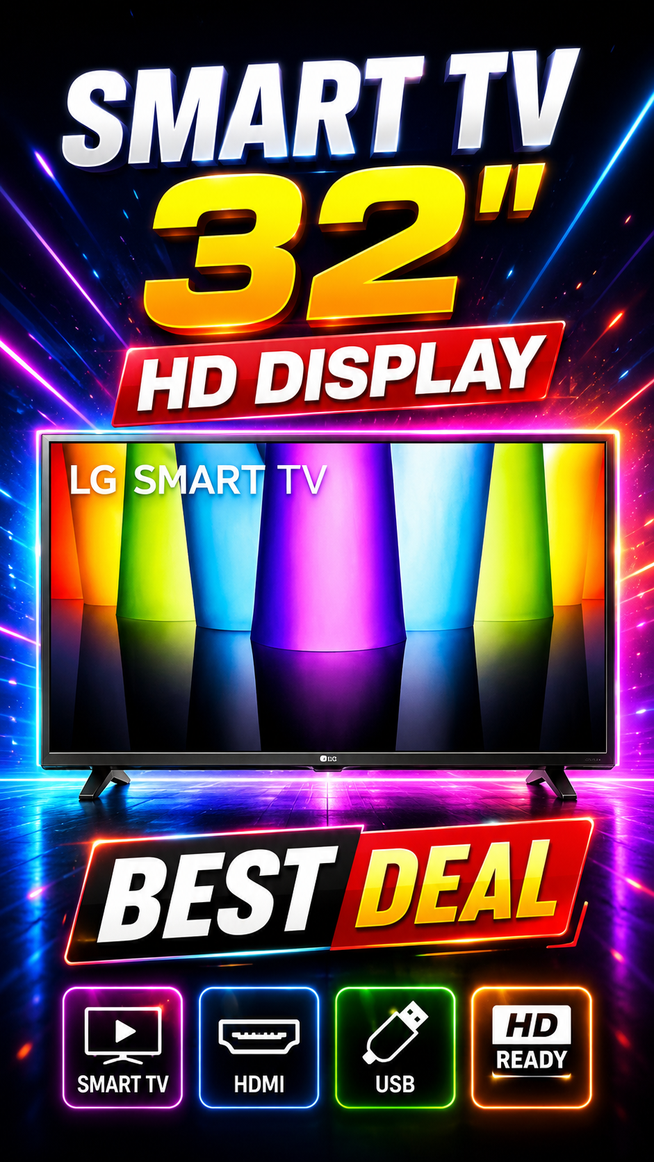 32-Inch Smart LED TV