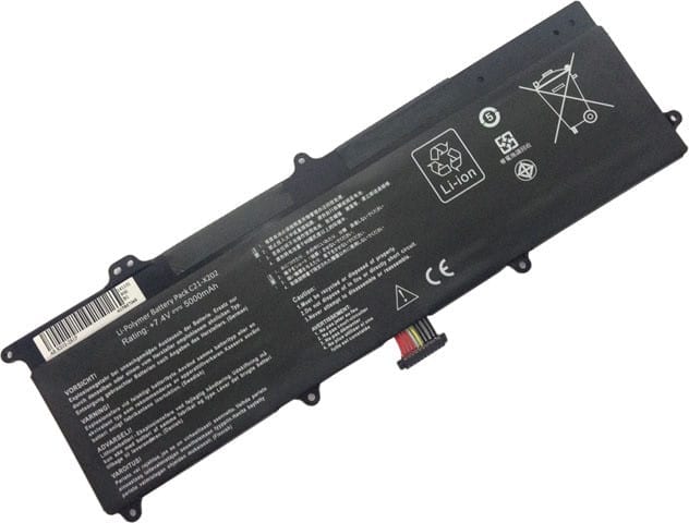 Compatible Battery for Asus C21-X202 – VivoBook F201E, F202E, R200E, S200 Series Laptops (4500mAh, 2-Cell)