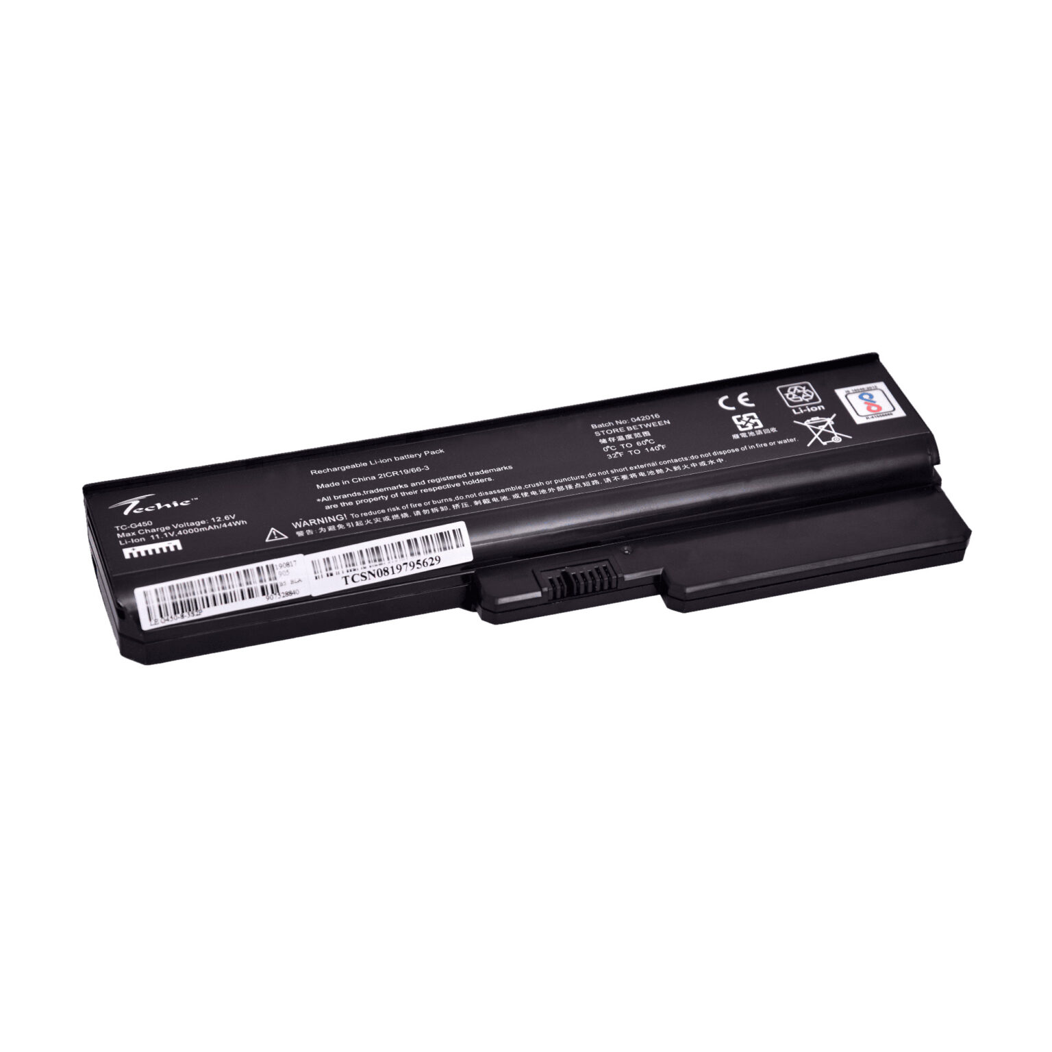 Compatible Battery for Lenovo G450 – G430, G450, G455A, G530, G550 Laptops (4000mAh, 6-Cell)-100% Care Original