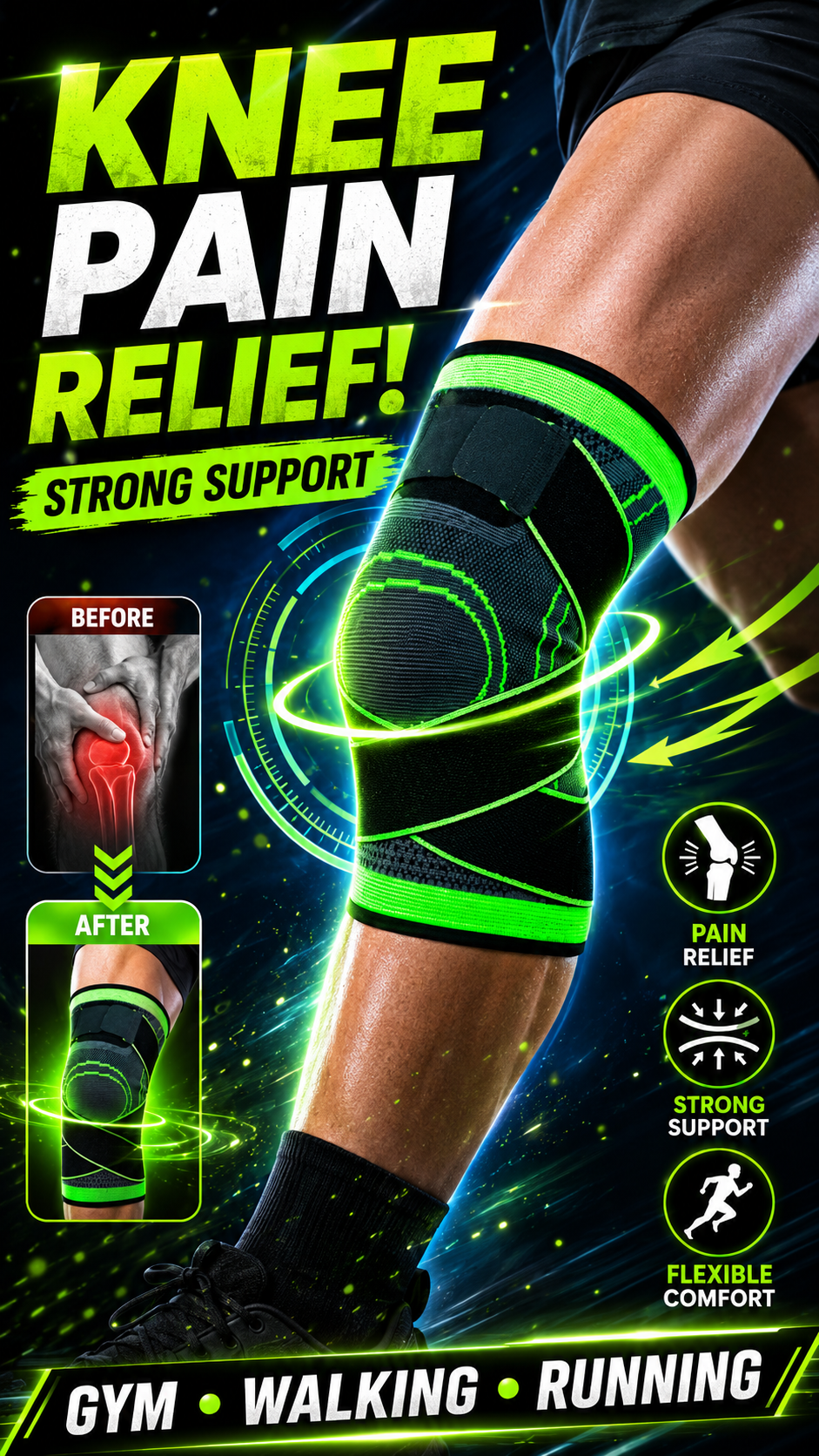 Knee Support for Pain Relief