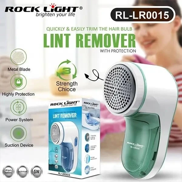 Rocklight | Electric Lint Remover Machine | RL-LR0015 – 5W, Lithium Battery
