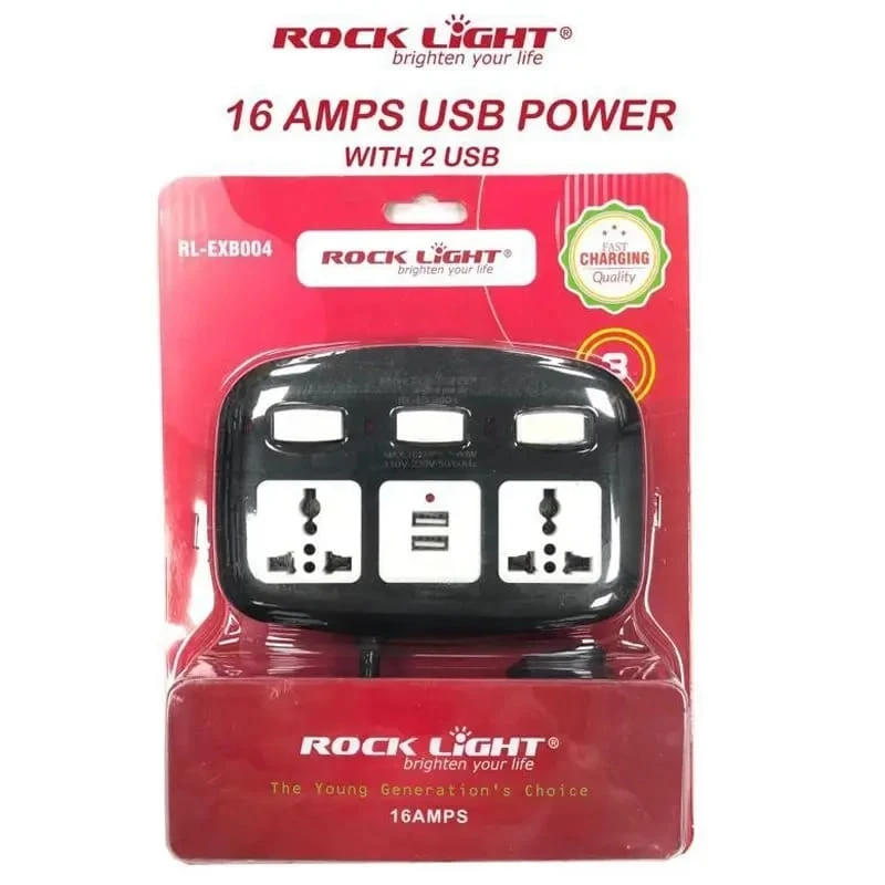 Rocklight | RL-EXB004 | Fast Charging | 16A Extension Board