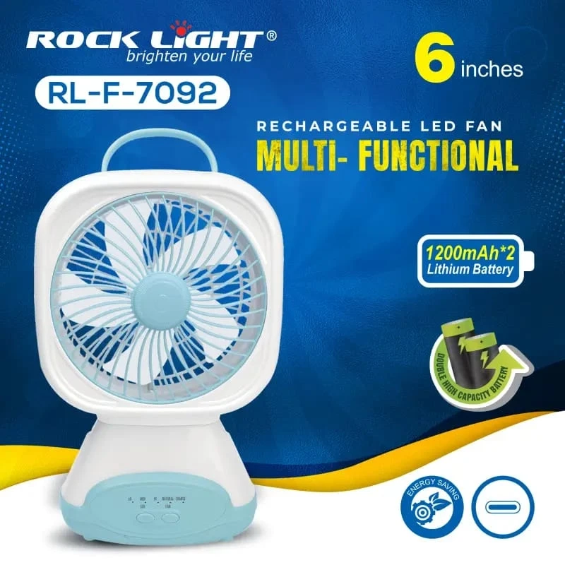 Rock Light | RL-F-7092 Portable Fan