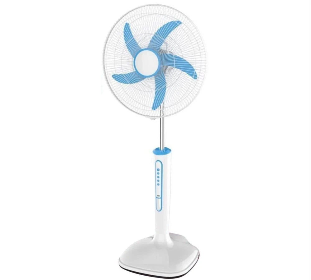 Blue And White Plastic RL-F-7070 Rechargeable Fan