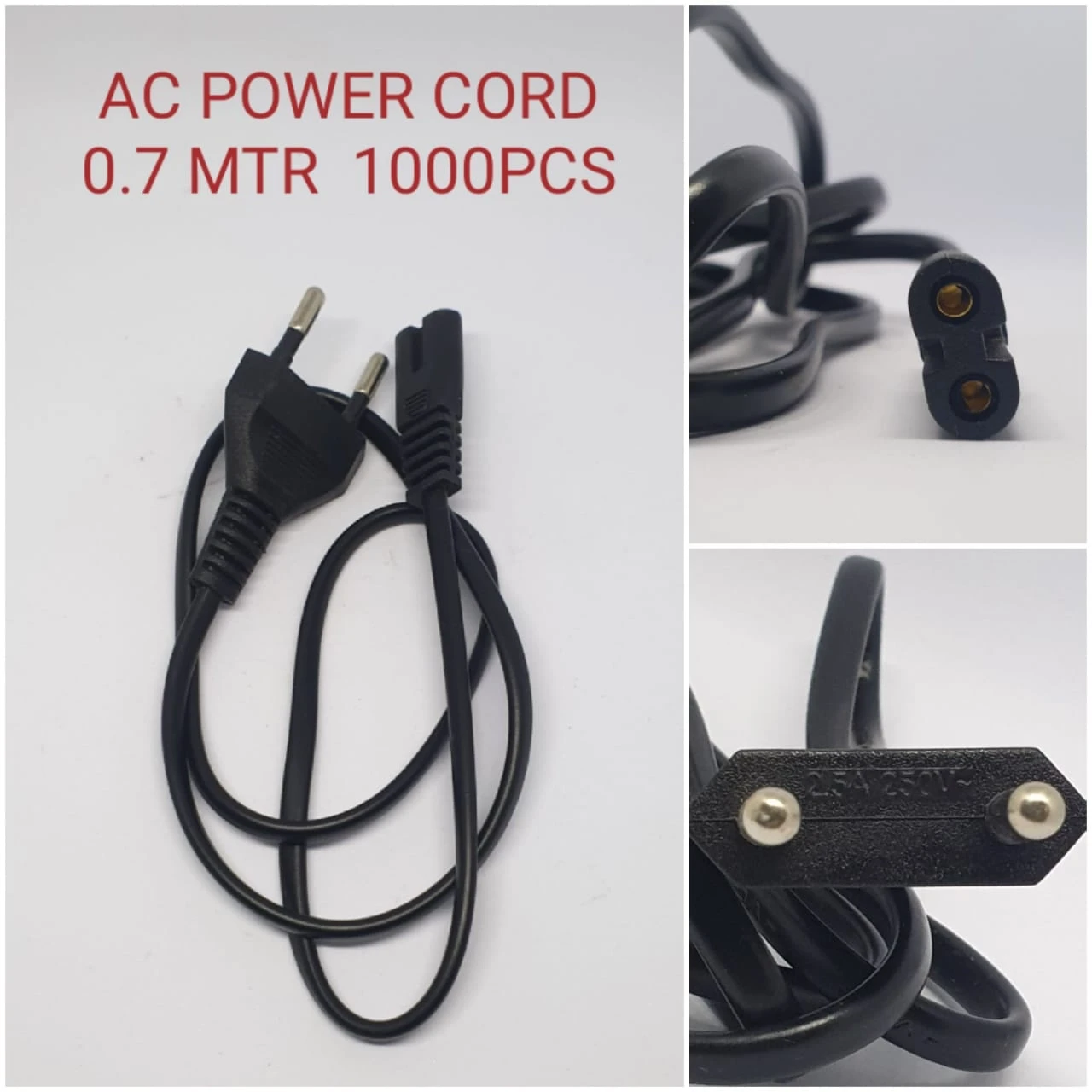 24 Energy 0.7M AC Power Cord