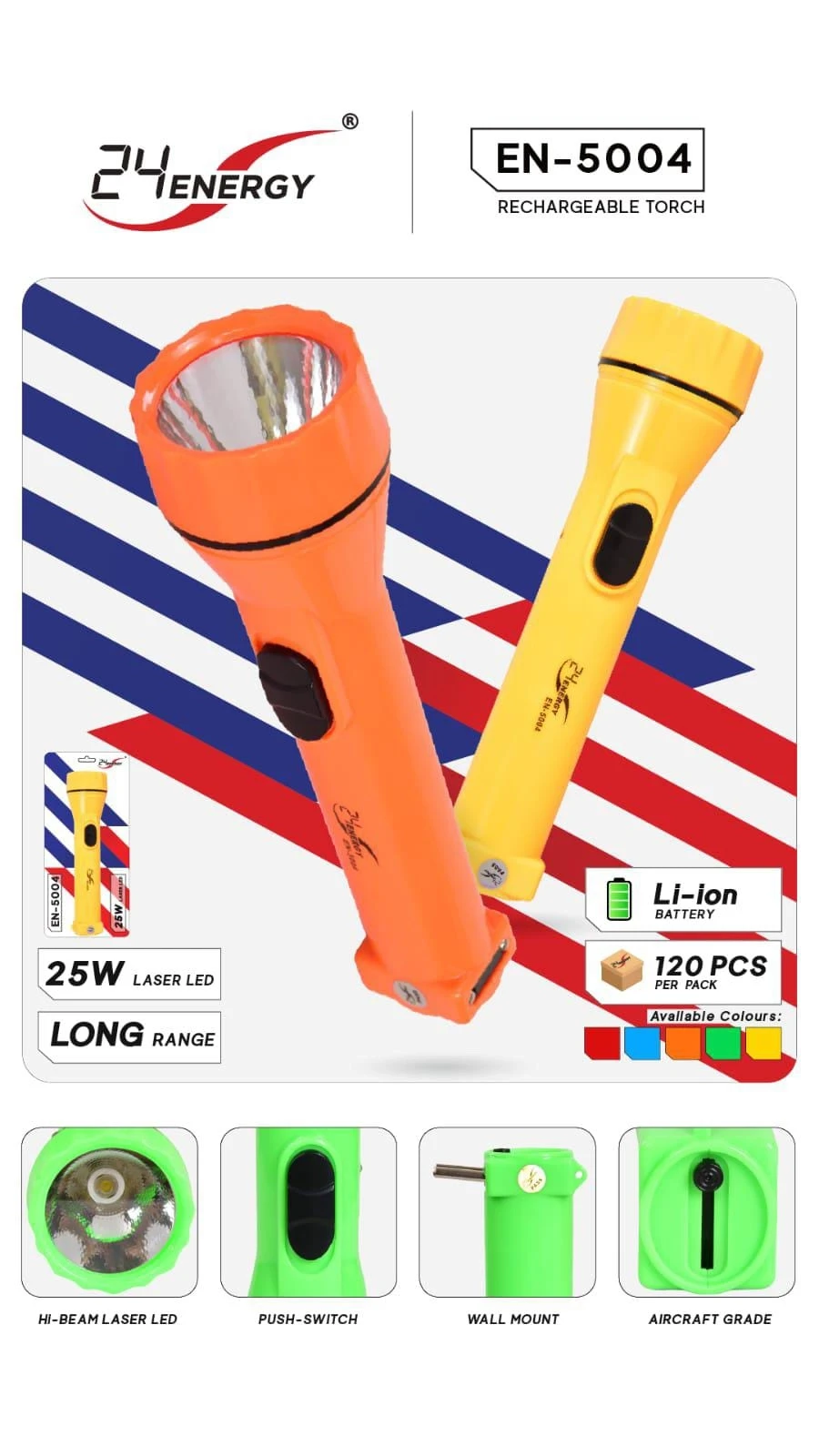 24 Energy Lithium Torch EN-5004