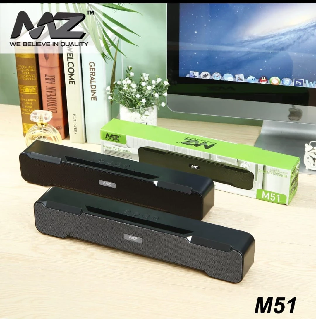 M51 (Portable Home TV SOUNDBAR) Dynamic Thunder Sound 2400mAh Battery 10 W Soundbar