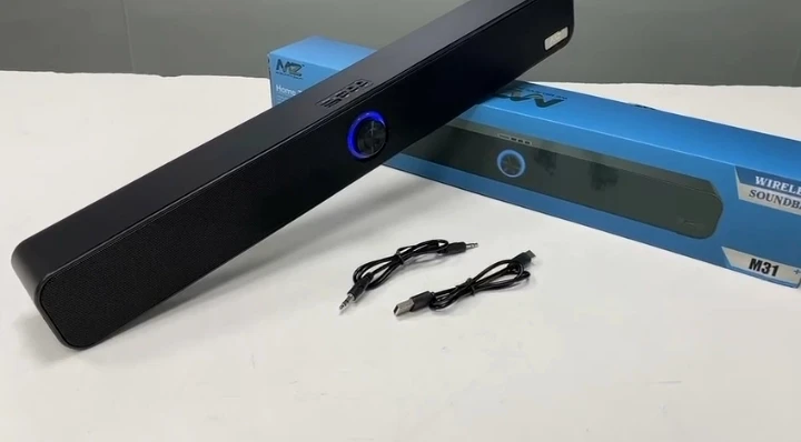mz m31 soundbar 16w high bass Clear Sound with 2400mah high Battery 10hrs Play time Big Size soundbar