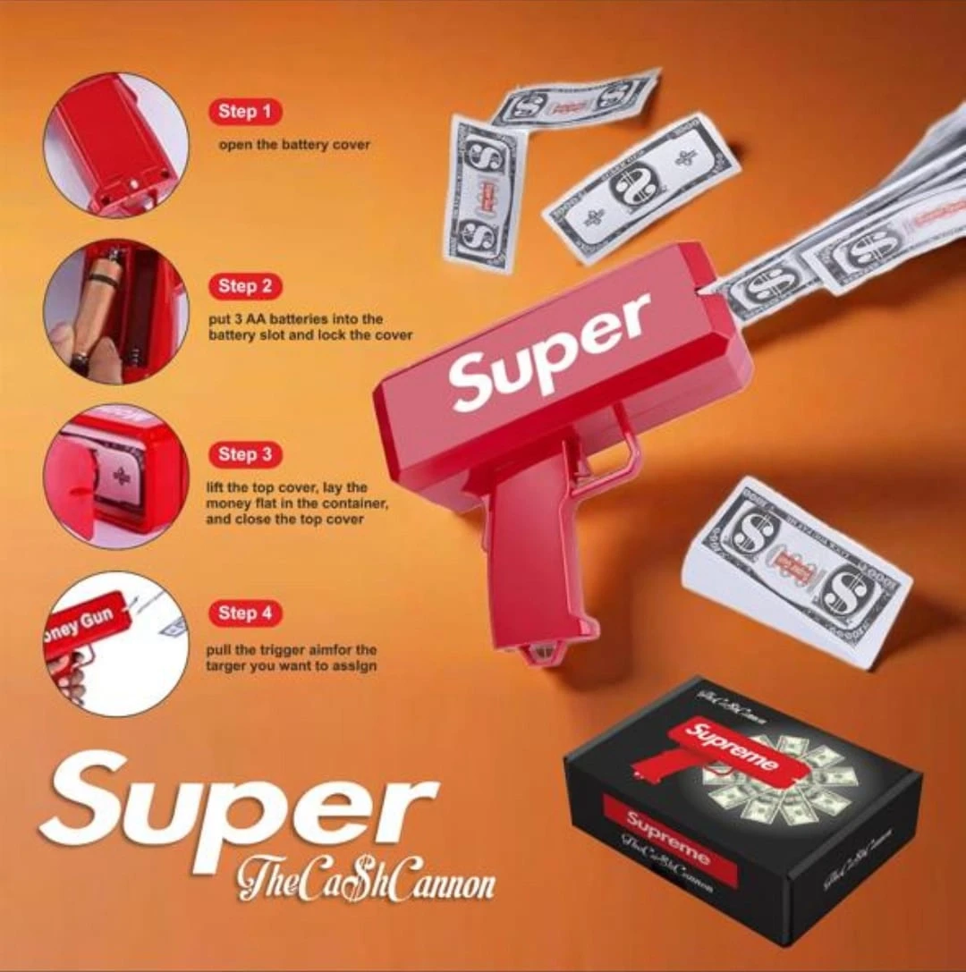 Supreme Money Shooting Gun