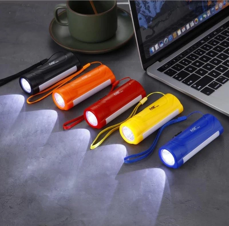MZ M907 (RECHARGEABLE LED TORCH) 12W Laser + 7 SMD, 1200mAh Battery mini torch Torch