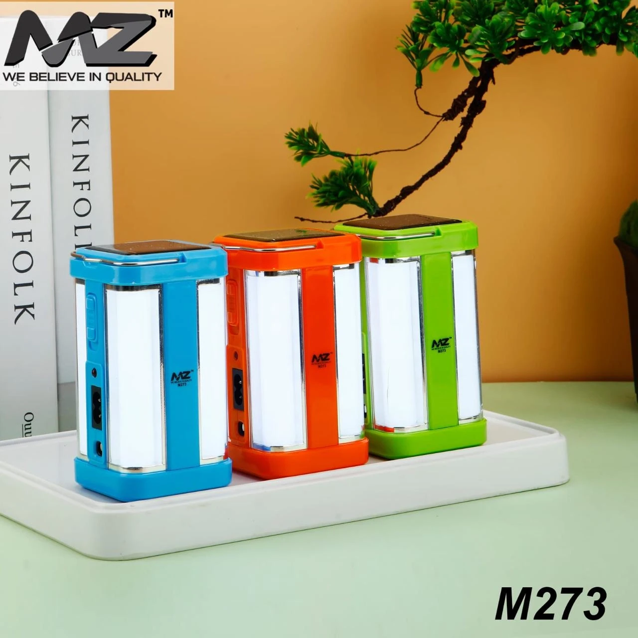 MZ SOLAR MULTIFUNCTION MINI 360 FOUR DIRECTION RECHARGEABLE SUPER BRIGHT LED LIGHT 4 hrs Lantern Emergency Light