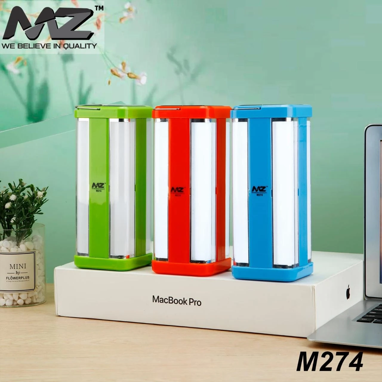 MZ M274 SOLAR MULTIFUNCTION MINI 360 FOUR DIRECTION RECHARGEABLE SUPER BRIGHT LED LIGHT 4 hrs Lantern Emergency Light