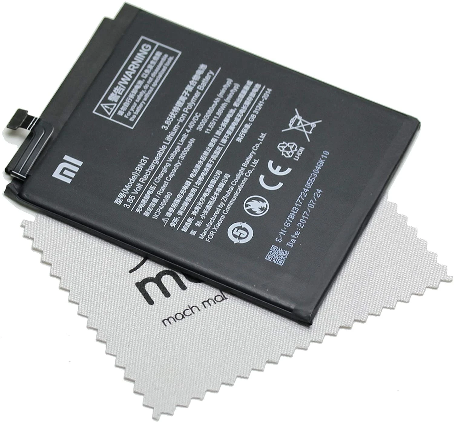 Mi Y1/A1/Y2/5A BN31 Battery 100% Care Original