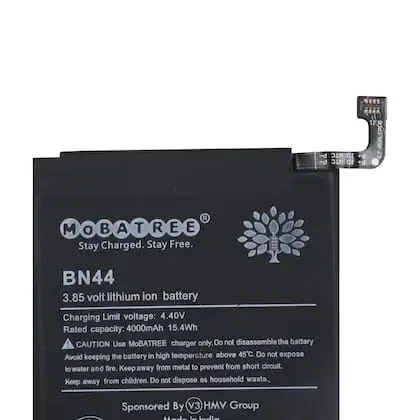 Mi Note 5 BN44 Battery 100% Care Original