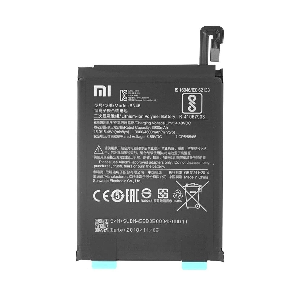 Mi Note 5 Pro BN45 Battery 100% Care Original