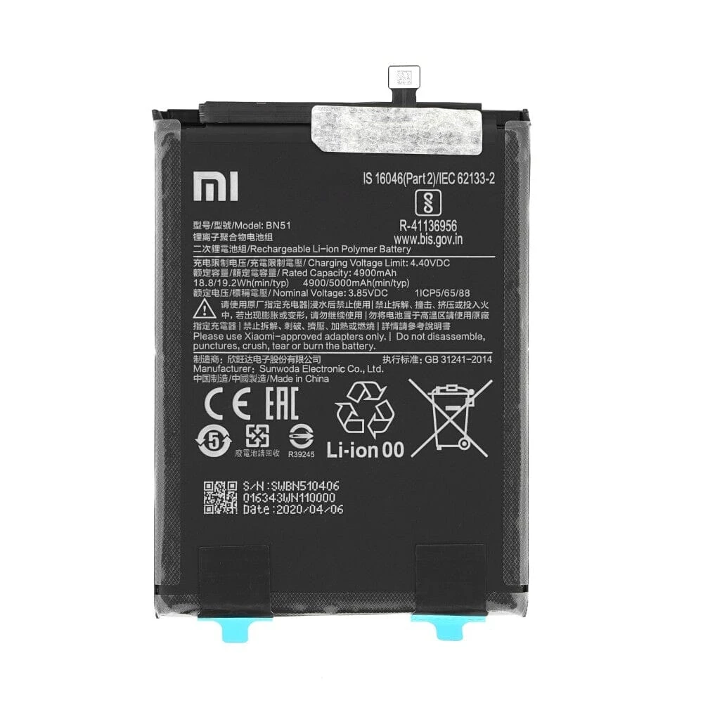 Mi 8,8A BN30 Battery 100% Care Original
