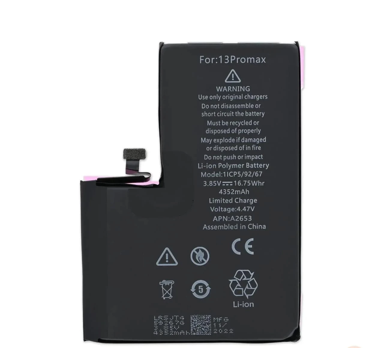 iPhone 13 Pro Max Mobile Battery 100% Care Original