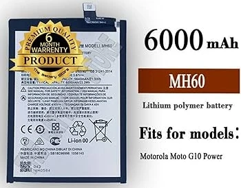 Moto G60/G10 Power MH60 Battery 100% Care Original