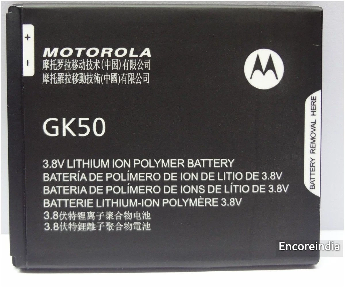Moto E3 Power GK50 Battery 100% Care Original