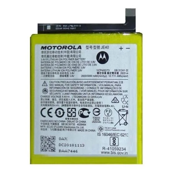 Moto G7 Play JE40 Battery 100% Care Original