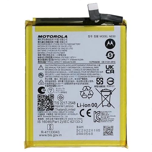 Moto G52 NE50 Battery 100% Care Original
