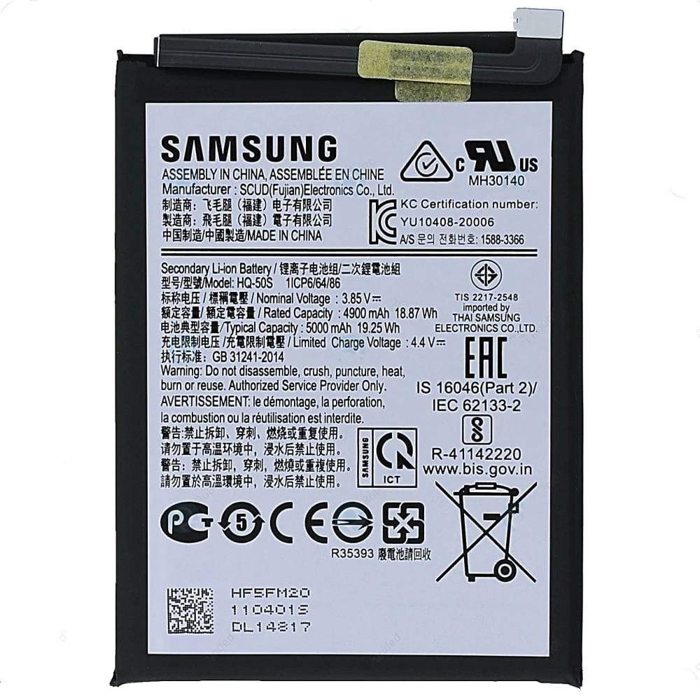 Samsung A02s Battery 100% Care Original