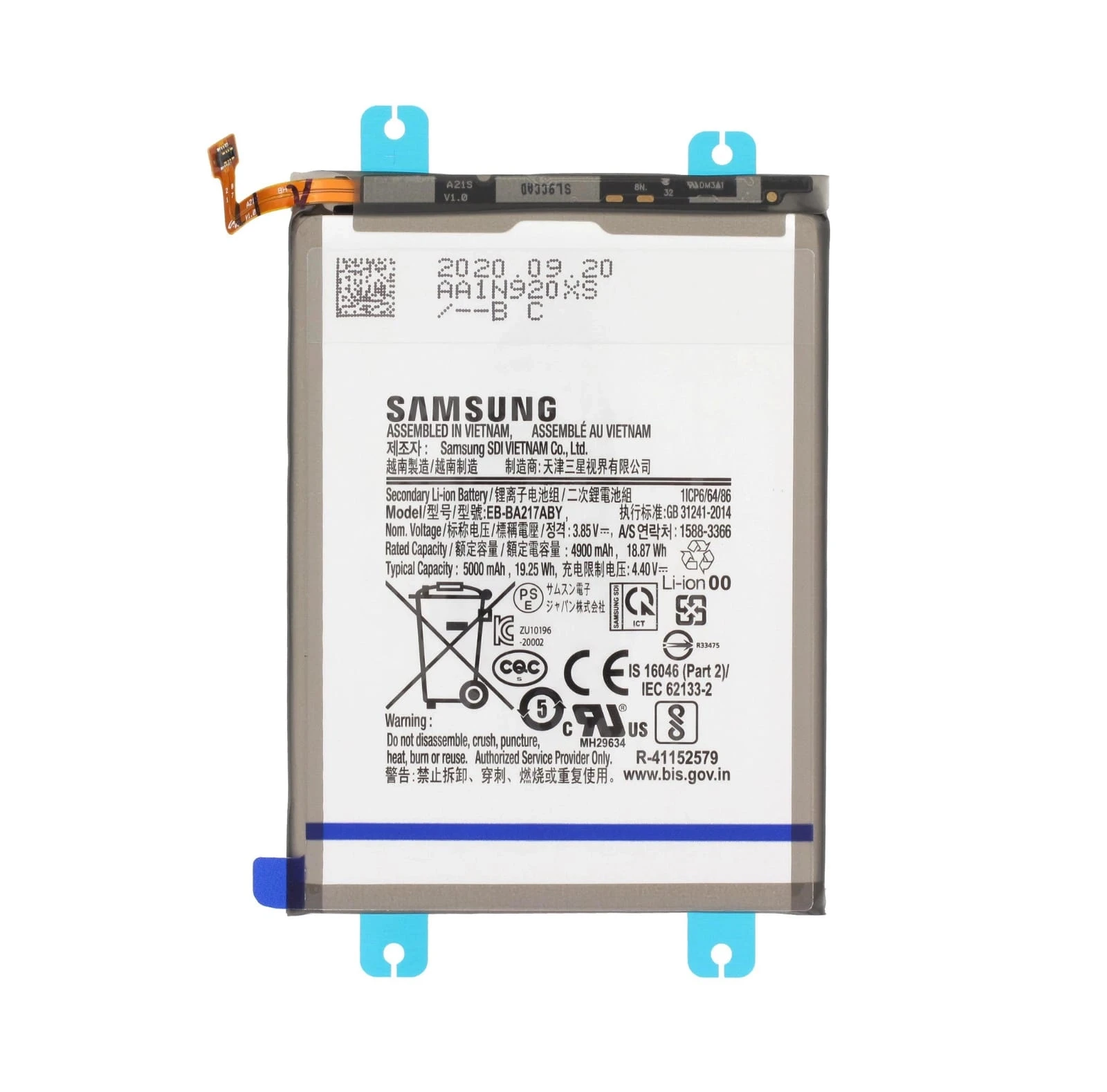 Samsung A01 Core Battery 100% Care Original