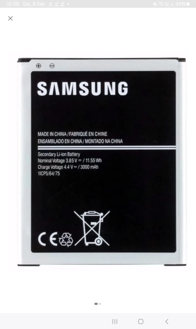 Samsung J7 Battery 100% Care Original
