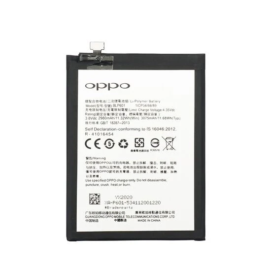 Oppo F1s Mobile Battery 100% Care Original