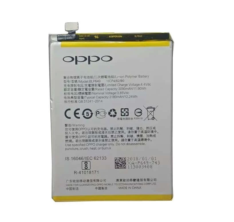 Oppo A83 Mobile Battery 100% Care Original