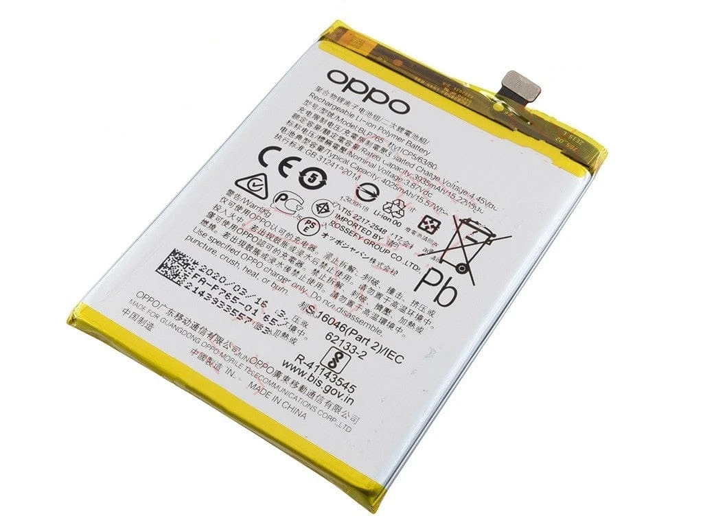 Oppo F15/Reno 3 Mobile Battery 100% Care Original