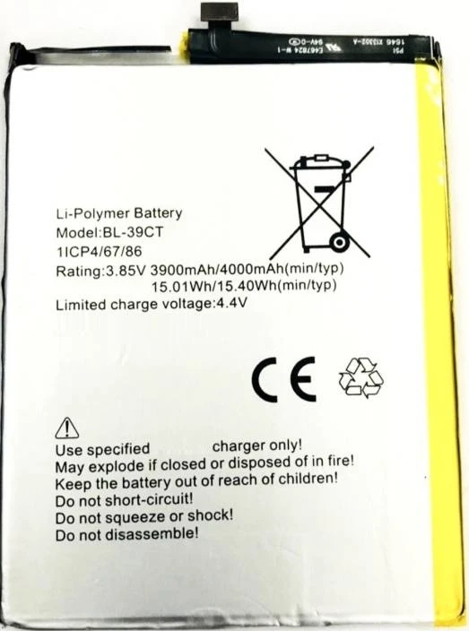 Tecno I5 BL39CT Mobile Battery 100% Care Original