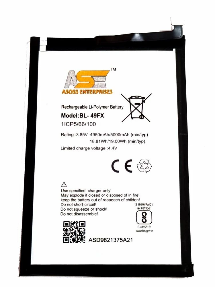 Infinix Hot 8/X650 BL49FX Mobile Battery 100% Care Original