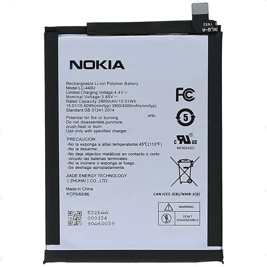 Nokia 5.3 LC440 Mobile Battery 100% Care Original