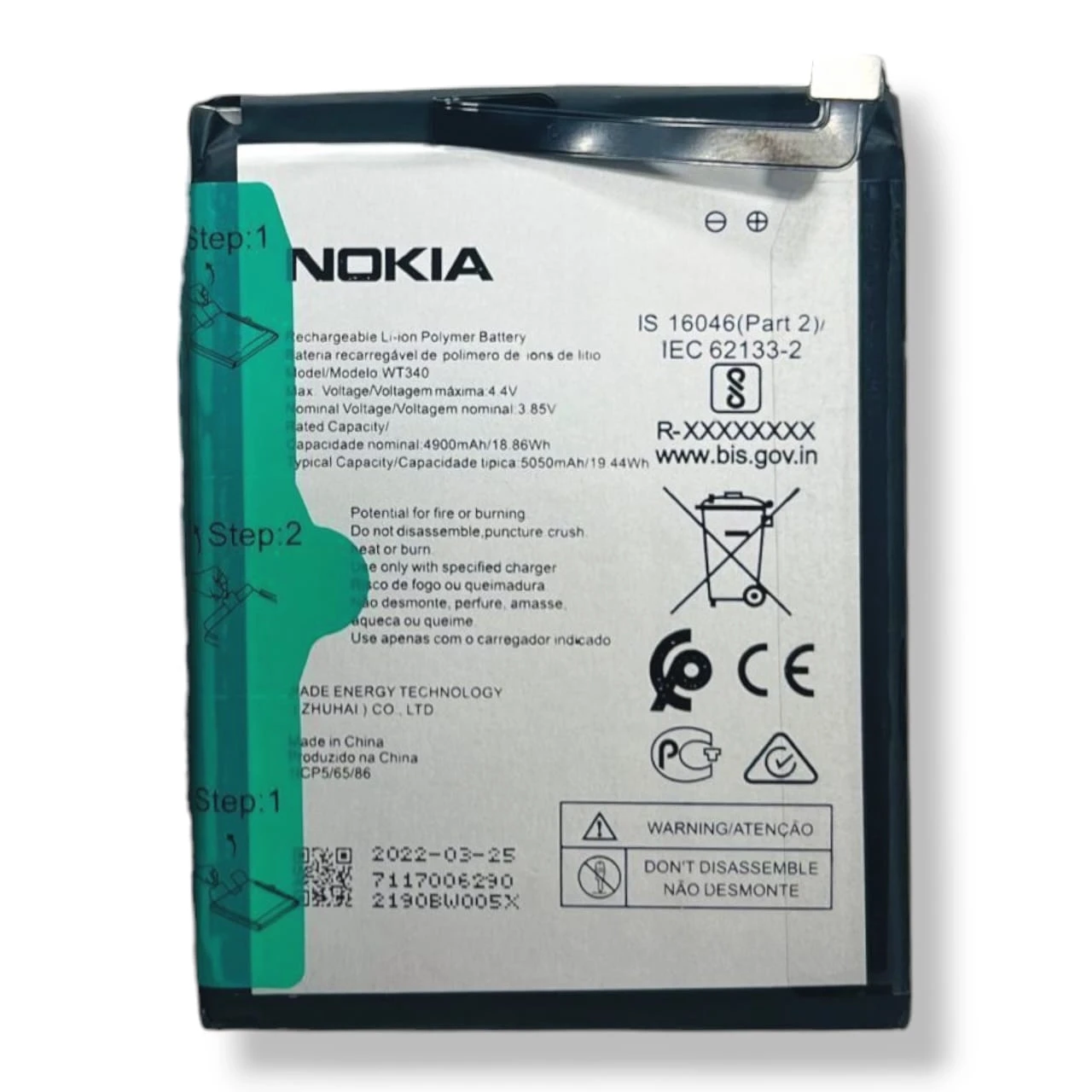 Nokia G20 WT340 Mobile Battery 100% Care Original