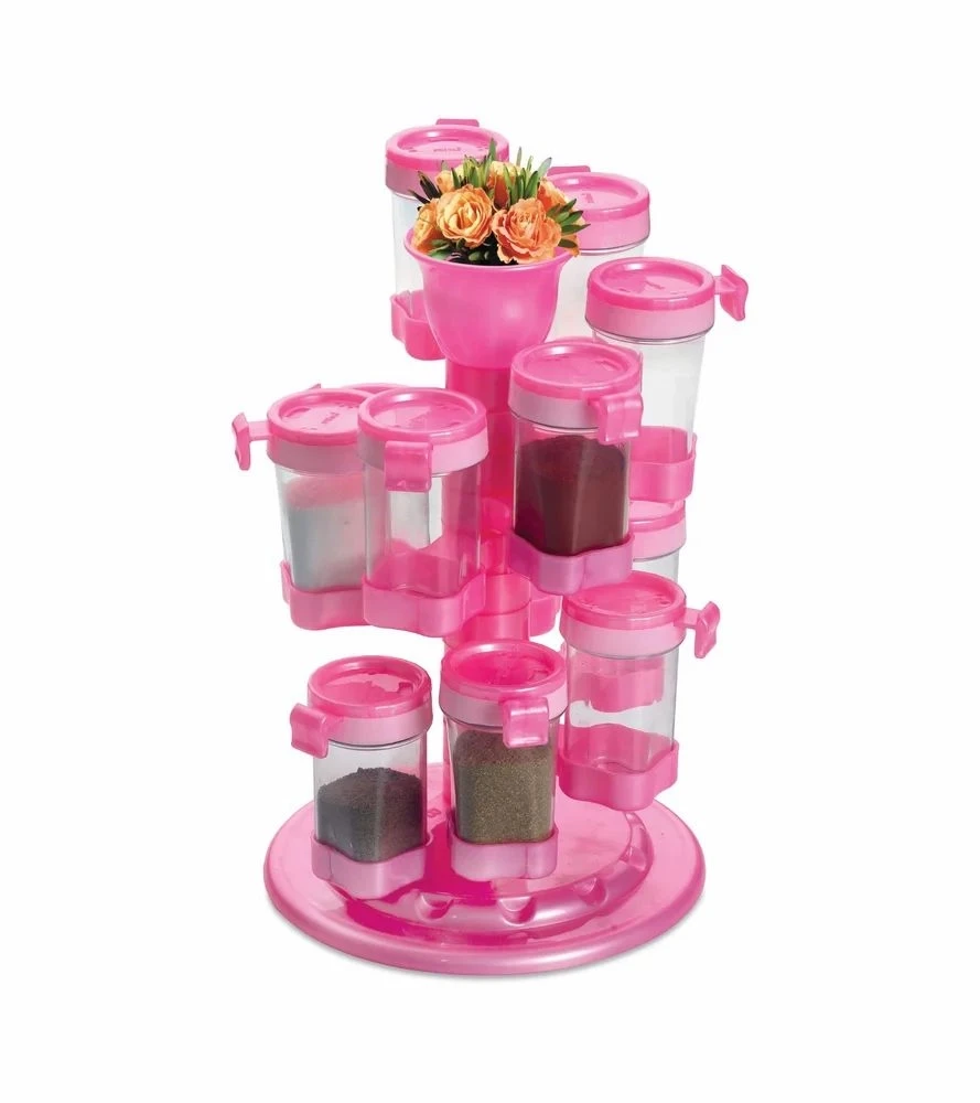Ritu Plastic J-235 Spice Rack ( 9 Pieces)