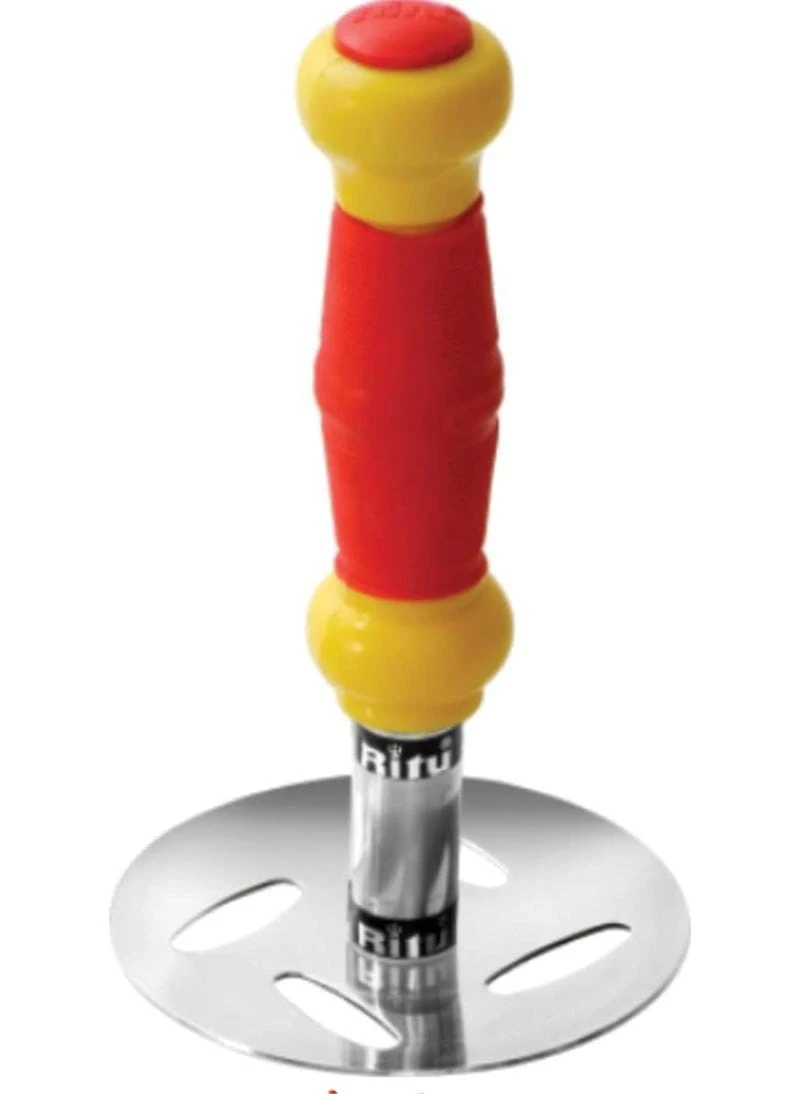 Ritu J-6 Deluxe Stainless Steel Potato Masher, Silver