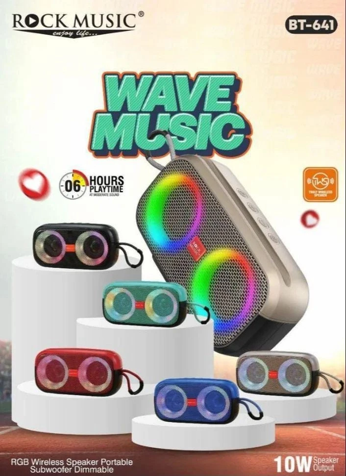 Rock Music BT-641 Wave Music Wireless Speaker