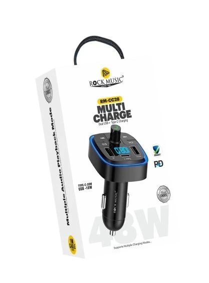 Rock Music Car Charges 3 in 1 Modulater CC-28