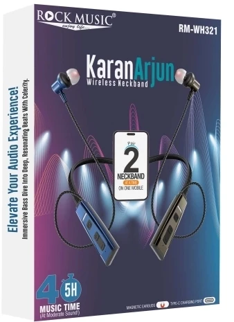Rock Music Karam Arjun Wireless Neckband WH-321