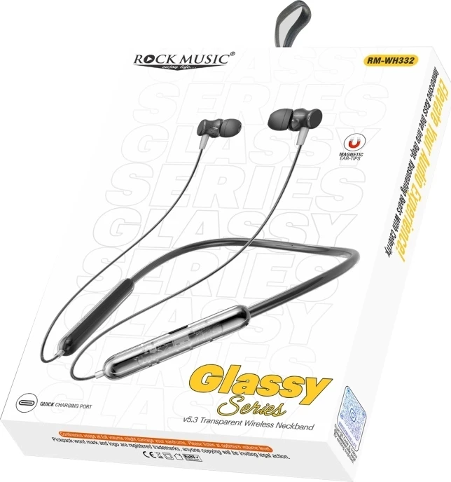 Rock Music Glassy Series Wireless Neckband WH-332