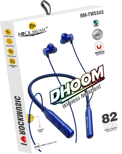 Rock Music Dhoom Wireless Neckband WH-343
