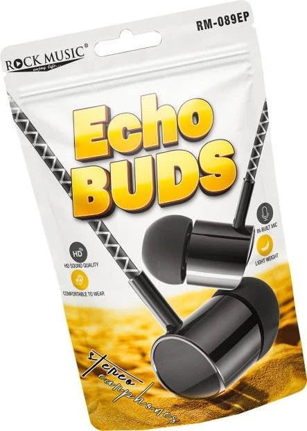 Rock Music RM-089 Echo Buds Stereo Wired Earphone
