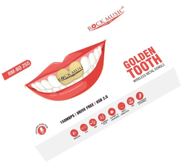Rock Music BD-255 Wireless Dongle OTG Connectors
