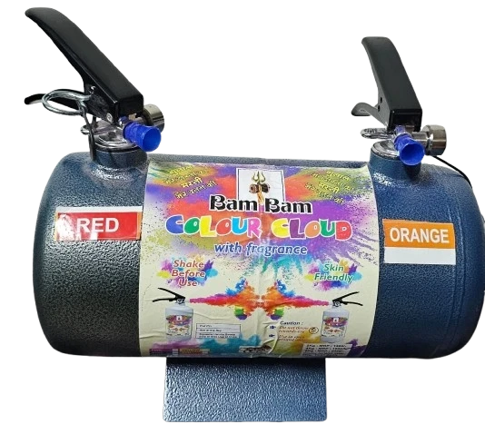 Bum Bum Color Cloud Holi, Double Jet Cylinder