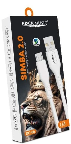 Rock Music DC-60 Simba (Type-C) USB Data Cable