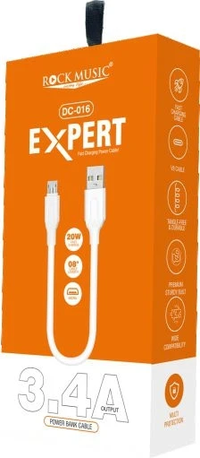 Rock Music DC-016 Expert Powerbank (Type-C) USB Data Cable